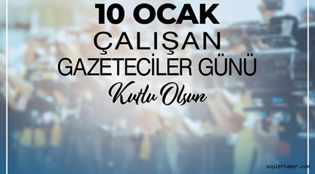 Doğubayazıt Ticaret ve Sanayi Odası Başkanı Cemal CAN'ın 10 Ocak Çalışan Gazeteciler Günü Mesajı